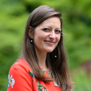 A photo of Lisa Christy, Executive Director of Portland Japanese Garden
